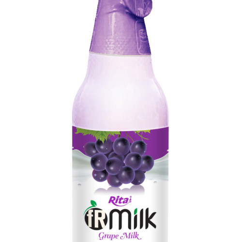 300ml Grape milk Glass bottle